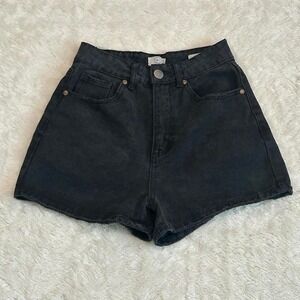 91 High Flashback Black Denim Shorts Tag Size: 4 USA